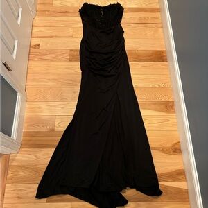 Windsor Black Lace Maxi Dress